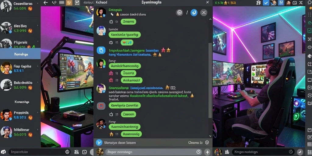 Dunia virtual yang penuh warna dan tantangan.