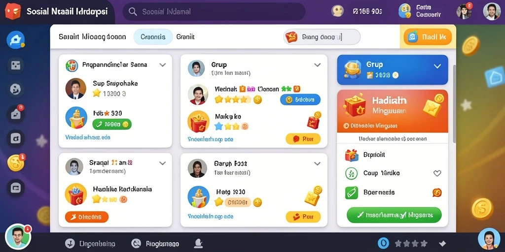Komunitas aktif yang mendukung pemain baru.