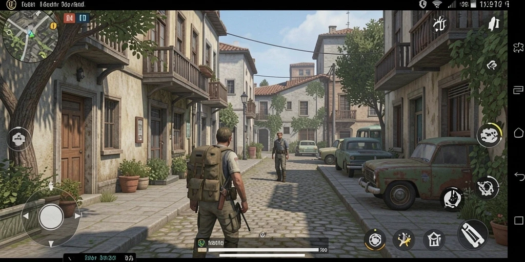 Screenshot menggambarkan momen multiplayer yang seru.
