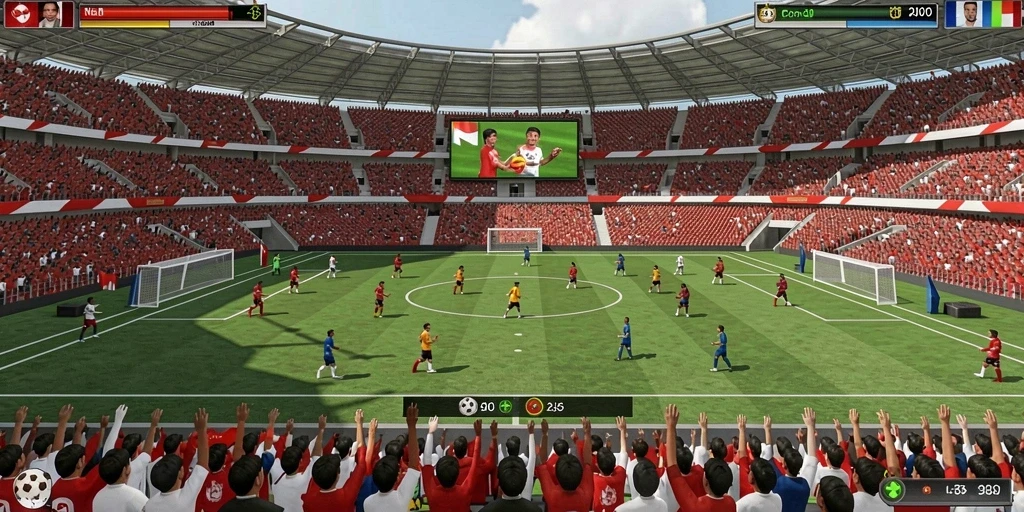 Mode multiplayer yang memungkinkan bermain bersama teman.