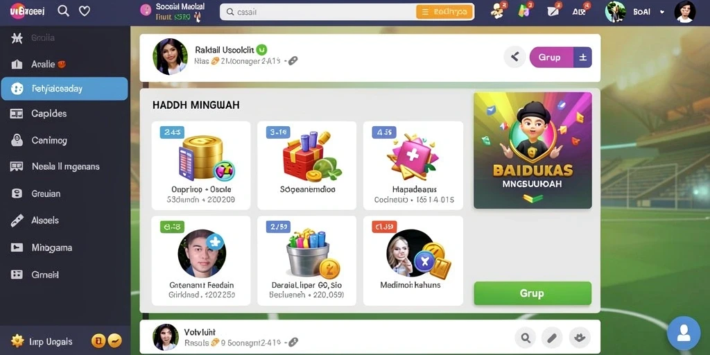 Screenshot memperlihatkan event spesial dengan hadiah menarik untuk pemain.